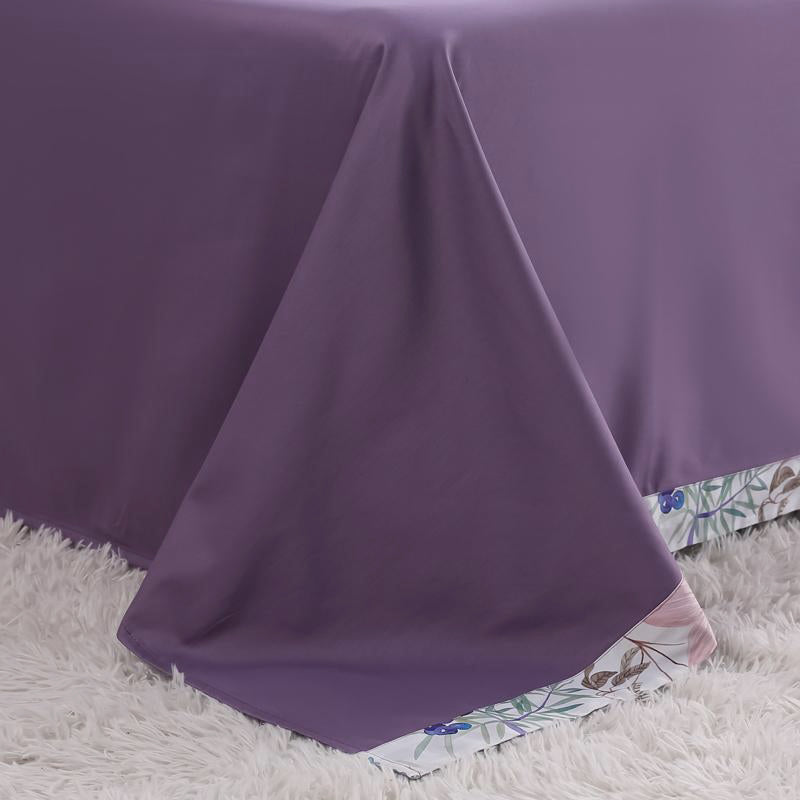 Botanical Bird Egyptian Cotton Duvet Cover Set (500TC)