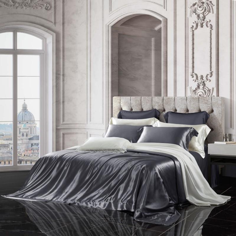 Luxury Mulberry Silk Duvet Cover Set (100% Mulberry Silk)