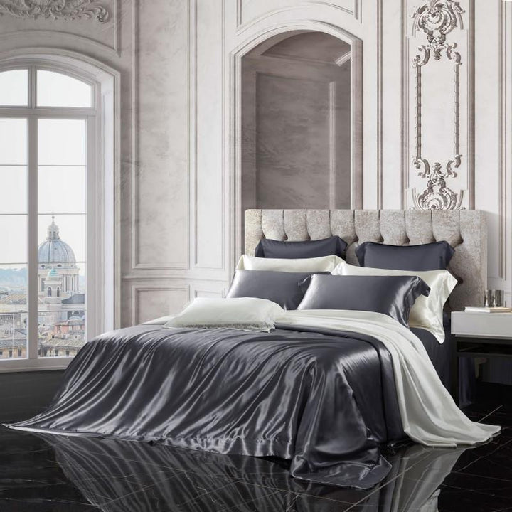 Luxury Mulberry Silk Duvet Cover Set (100% Mulberry Silk)