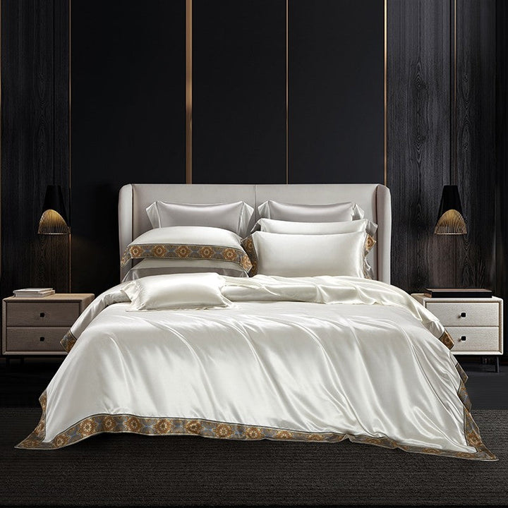Silk &amp; Bamboo Luxury Duvet Cover Set (20 Momme)