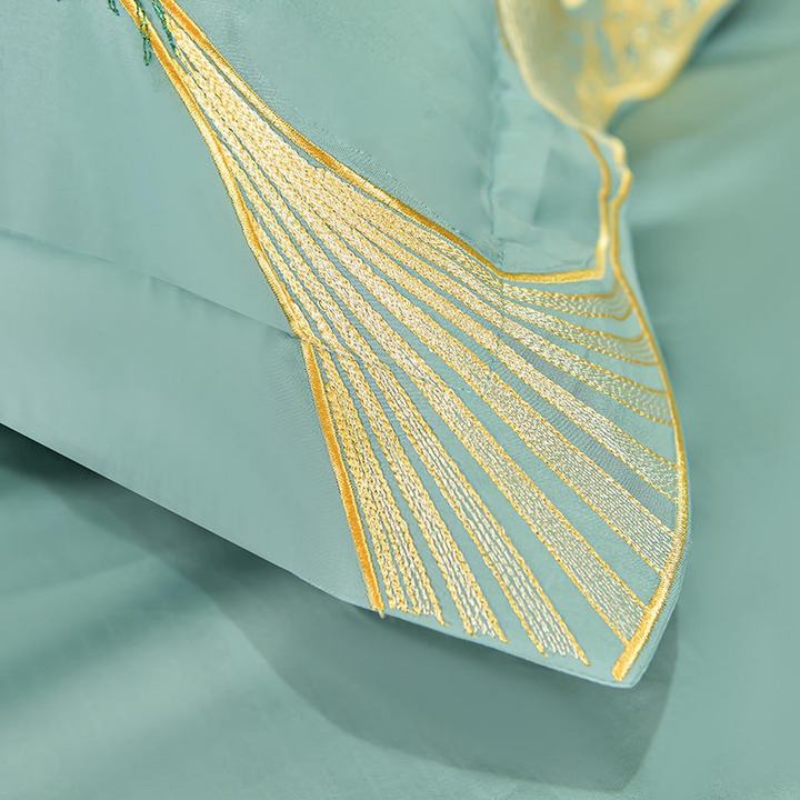 Luxury Peacock Duvet Cover Set (800TC Egyptian Cotton)