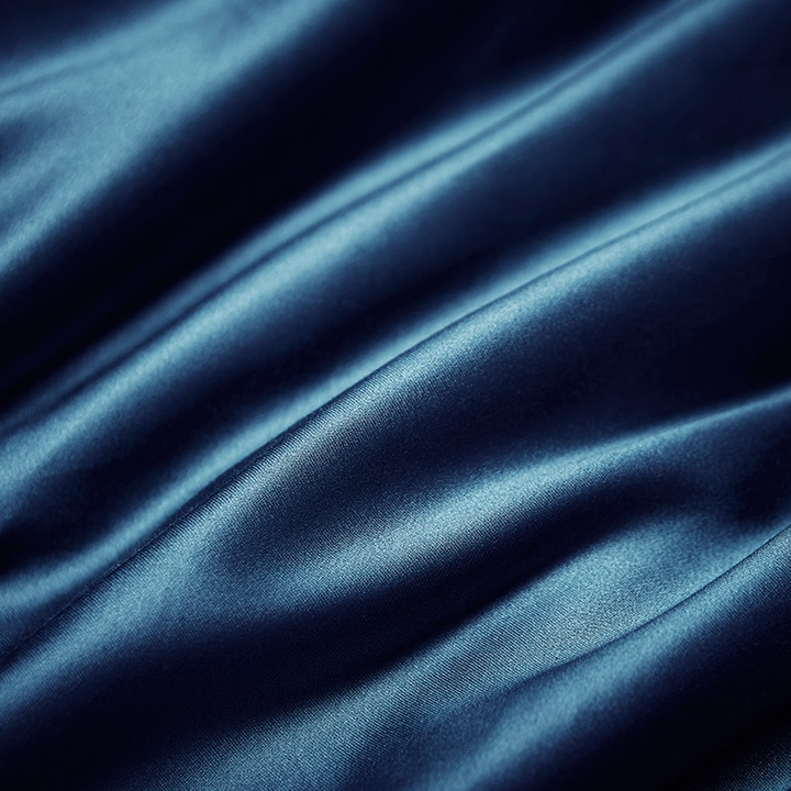 Royal Blue Embroidered Duvet Cover Set (1000TC Egyptian Cotton)