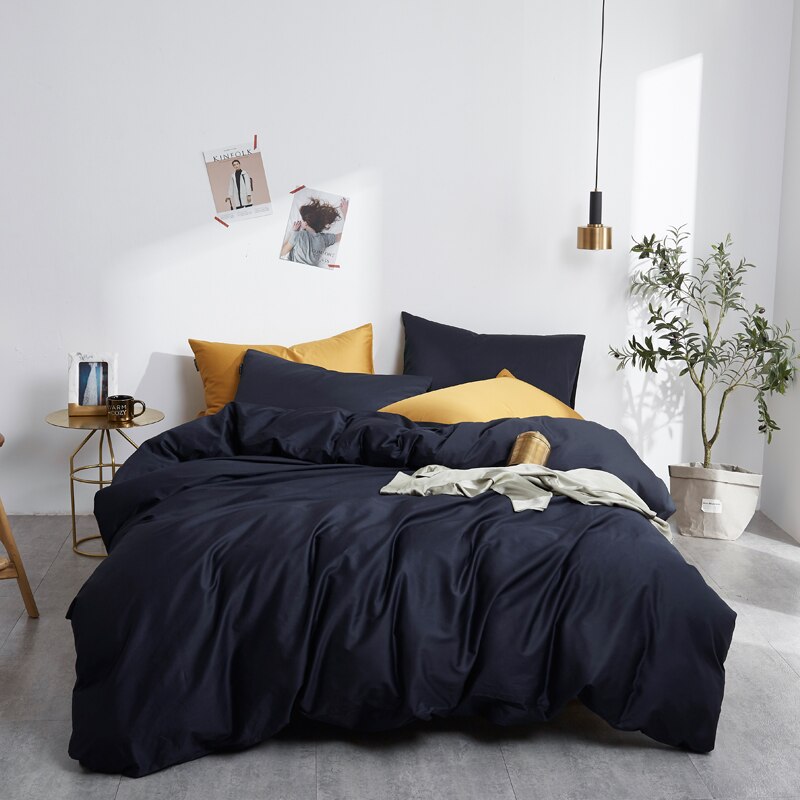 Luxury Reversible Duvet Cover Set (500TC Egyptian Cotton)