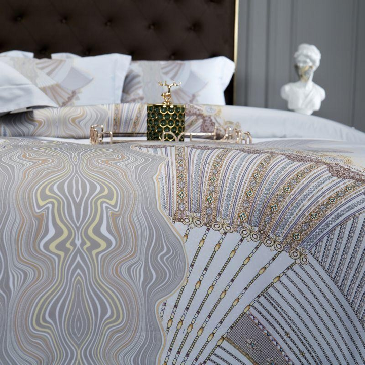 Art Deco Egyptian Cotton Duvet Cover Set (1000TC)