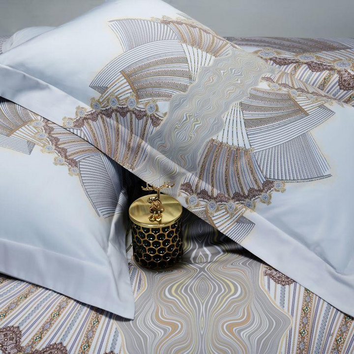 Art Deco Egyptian Cotton Duvet Cover Set (1000TC)