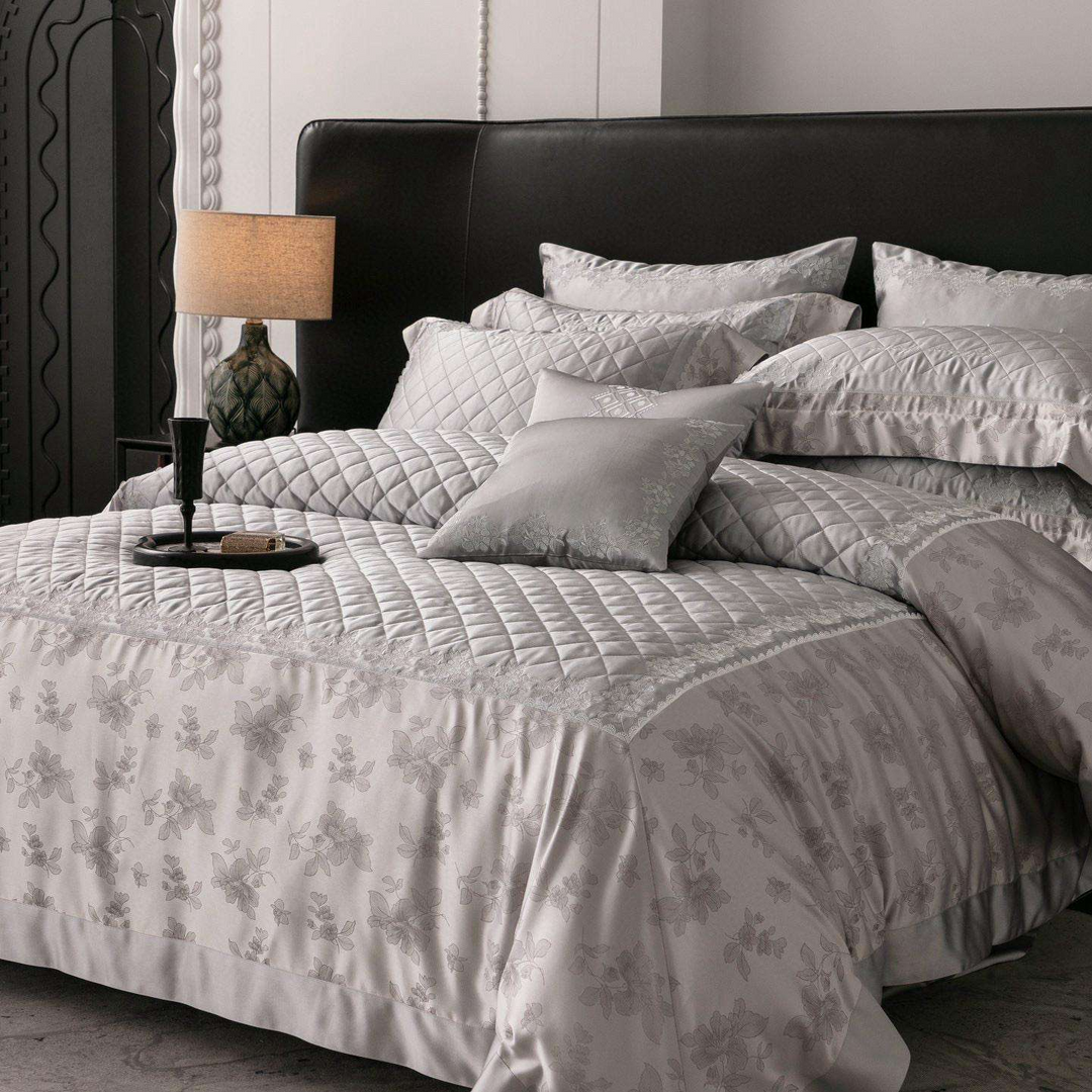Quilted Egyptian Cotton Duvet Cover Set (1000TC)