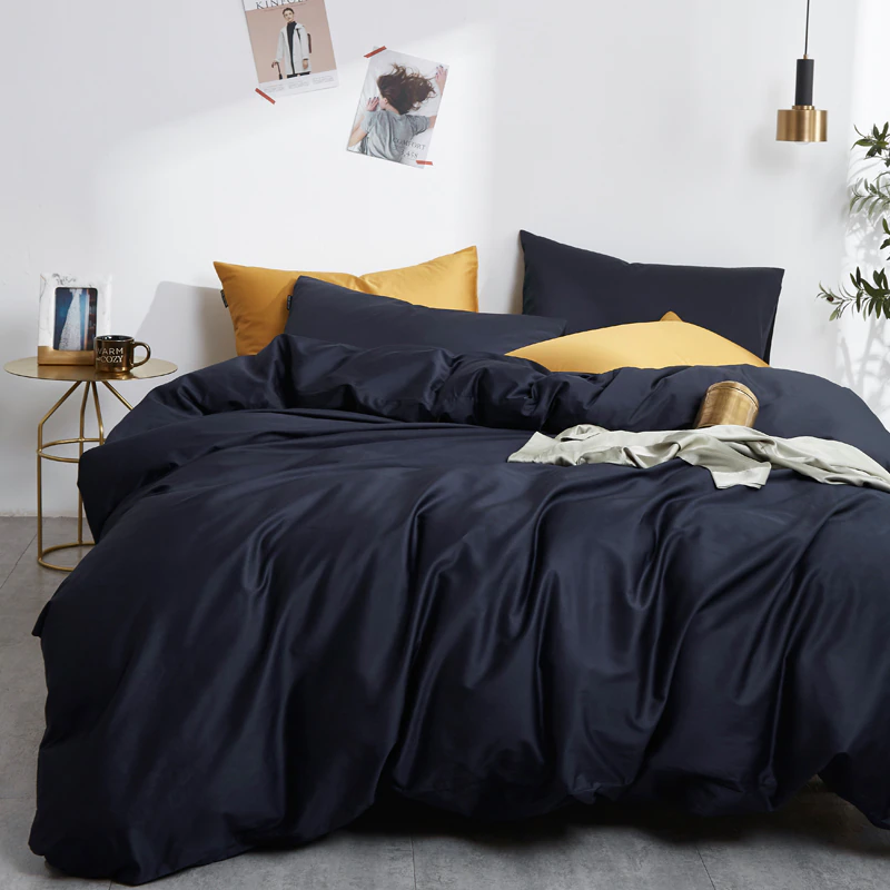 Luxury Reversible Duvet Cover Set (500TC Egyptian Cotton)