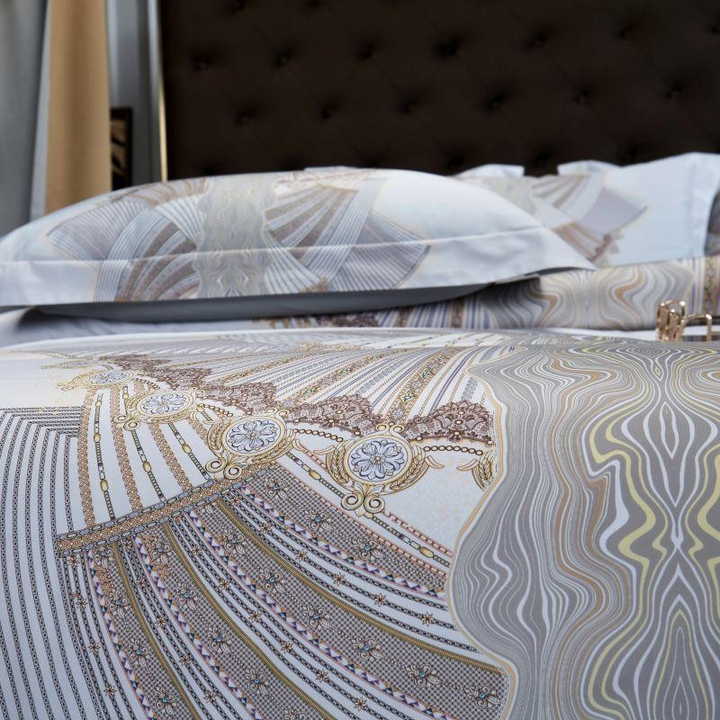 Art Deco Egyptian Cotton Duvet Cover Set (1000TC)