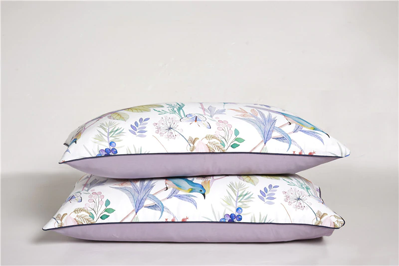 Botanical Bird Egyptian Cotton Duvet Cover Set (500TC)
