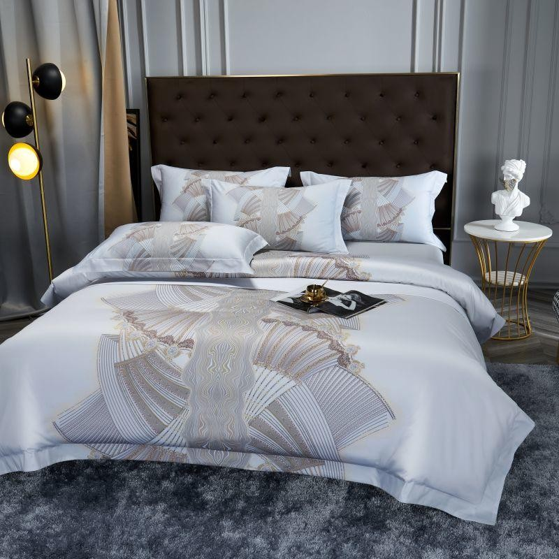Art Deco Egyptian Cotton Duvet Cover Set (1000TC)