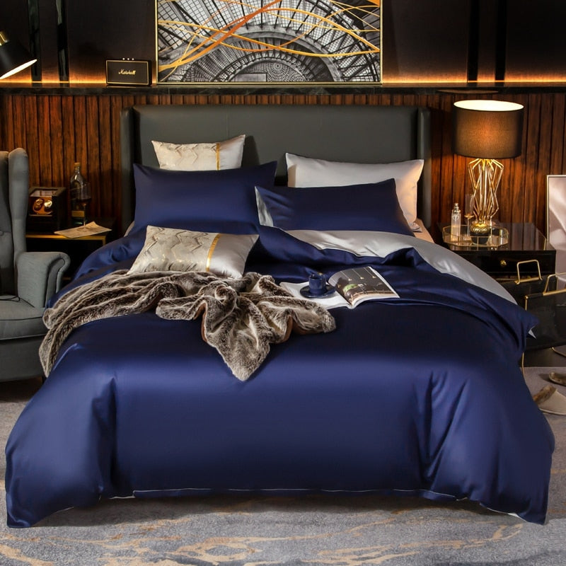 Luxury Egyptian Cotton Duvet Cover Set (600TC)