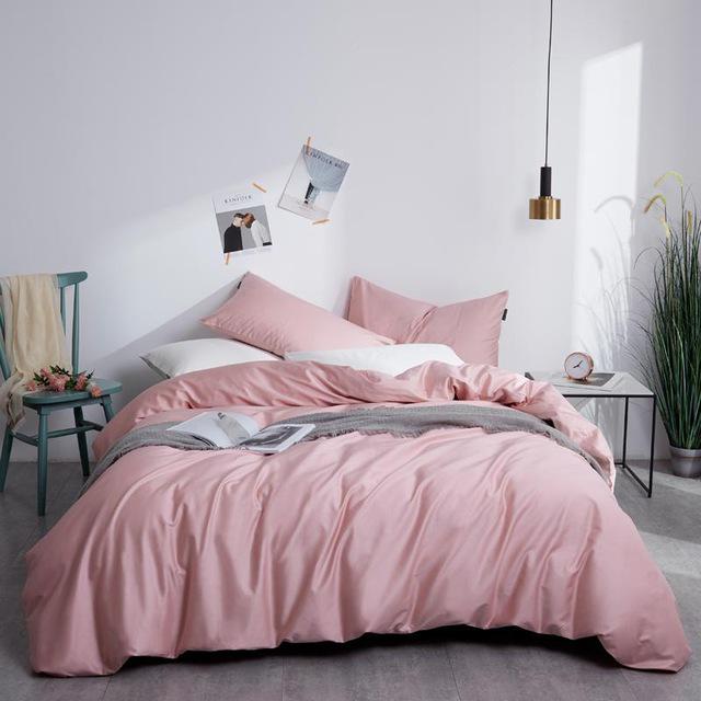 Luxury Reversible Duvet Cover Set (500TC Egyptian Cotton)