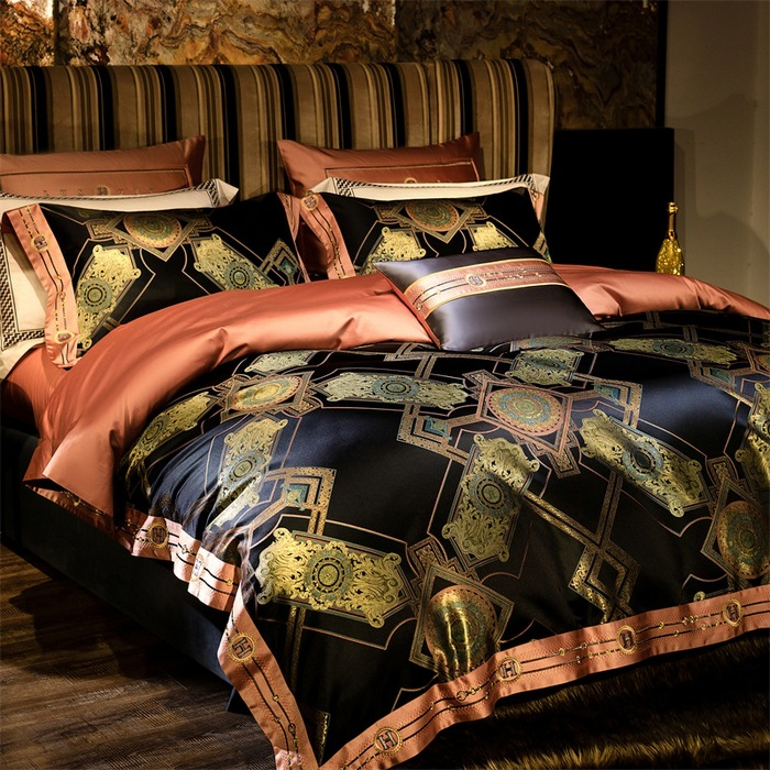 Imperial Jacquard Egyptian Cotton Duvet Cover Set