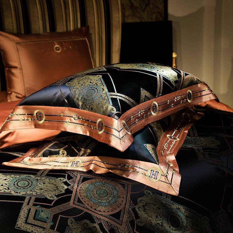 Imperial Jacquard Egyptian Cotton Duvet Cover Set
