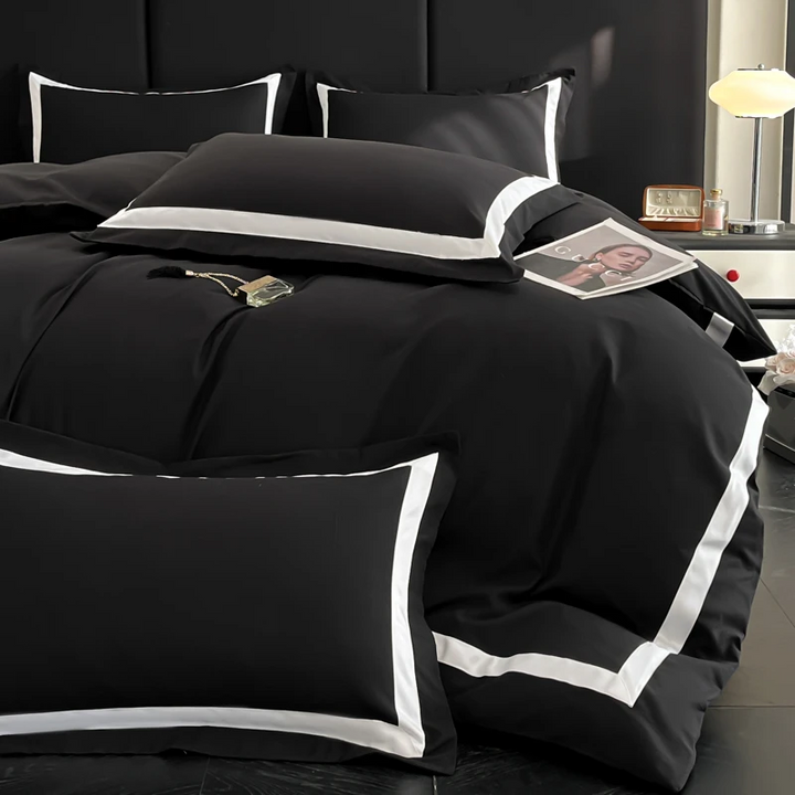 Hotel Collection Black Egyptian Cotton Duvet Cover Set (1000TC)