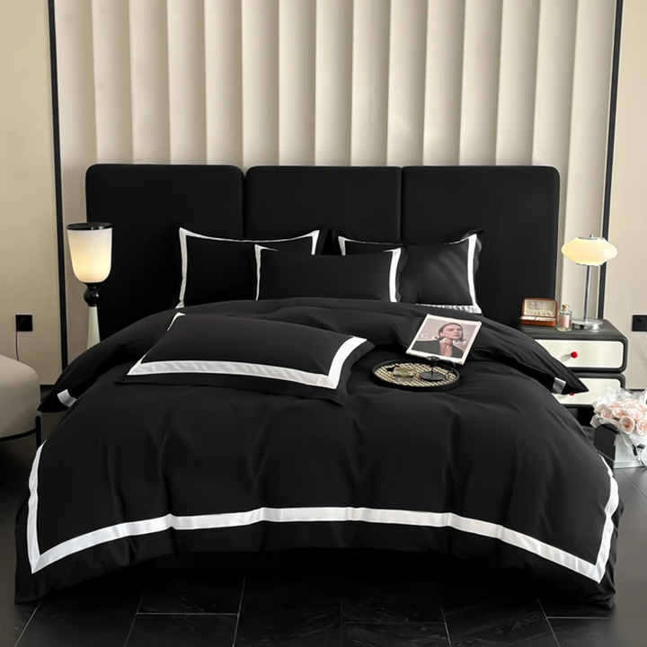 Hotel Collection Black Egyptian Cotton Duvet Cover Set (1000TC)
