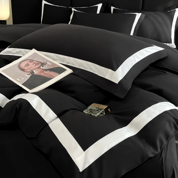 Hotel Collection Black Egyptian Cotton Duvet Cover Set (1000TC)