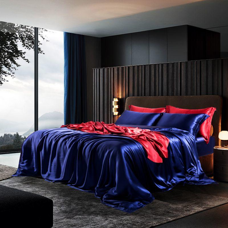 Luxury Mulberry Silk Duvet Cover Set (100% Mulberry Silk)