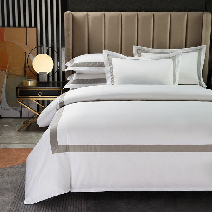 White Hotel Egyptian Cotton Duvet Cover Set (600TC)