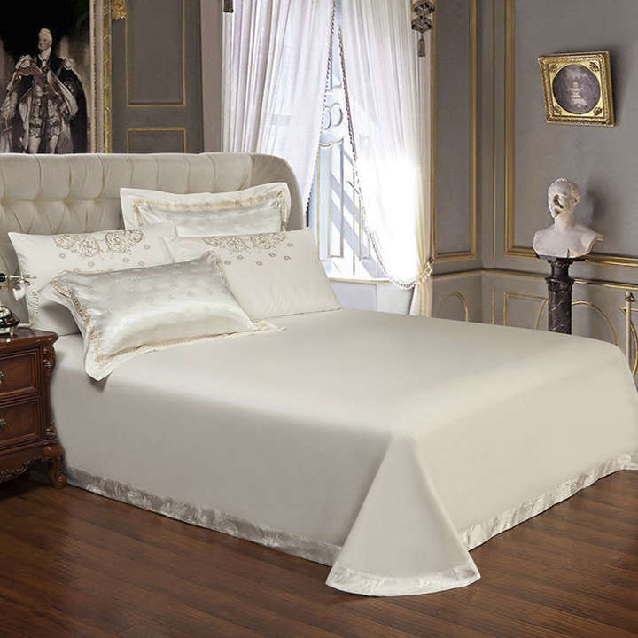 Heritage Jacquard Cotton Duvet Cover Set (500TC)