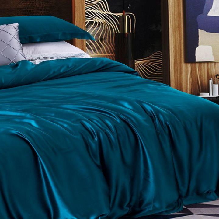 Luxury Mulberry Silk Duvet Cover Set (100% Mulberry Silk)