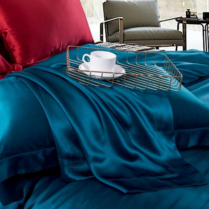 Luxury Mulberry Silk Duvet Cover Set (100% Mulberry Silk)