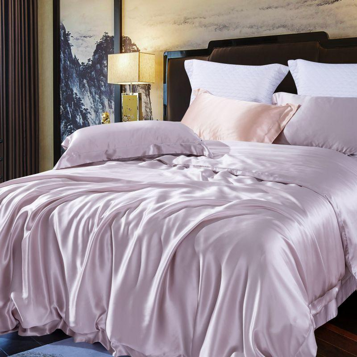 Luxury Mulberry Silk Duvet Cover Set (100% Mulberry Silk)