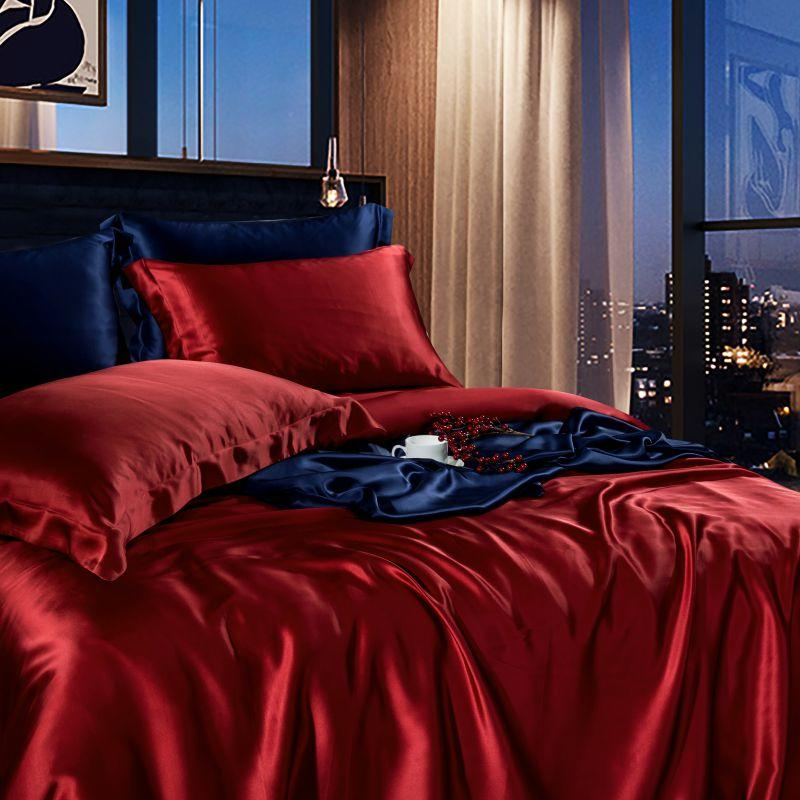 Luxury Mulberry Silk Duvet Cover Set (100% Mulberry Silk)
