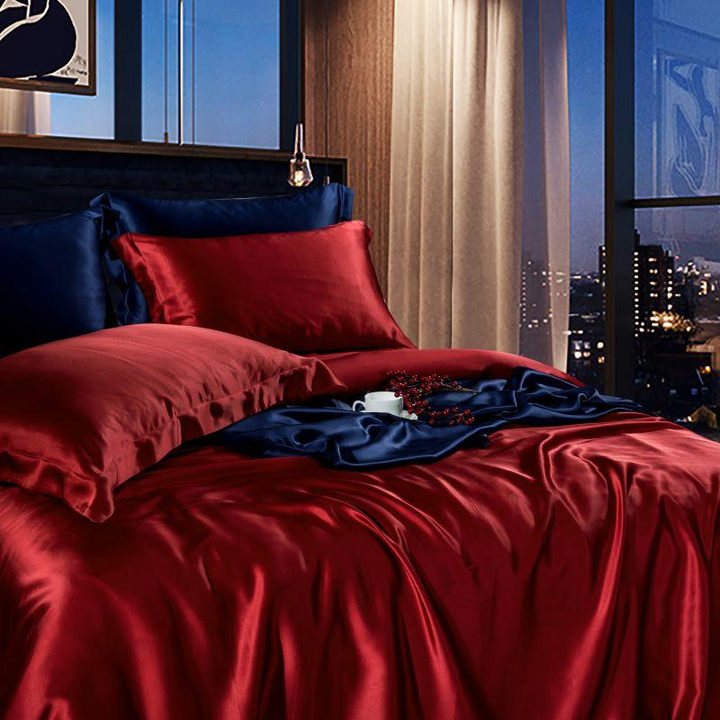 Luxury Mulberry Silk Duvet Cover Set (100% Mulberry Silk)