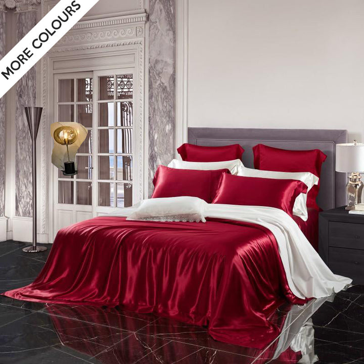 Luxury Mulberry Silk Duvet Cover Set (100% Mulberry Silk)