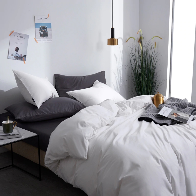 Luxury Reversible Duvet Cover Set (500TC Egyptian Cotton)